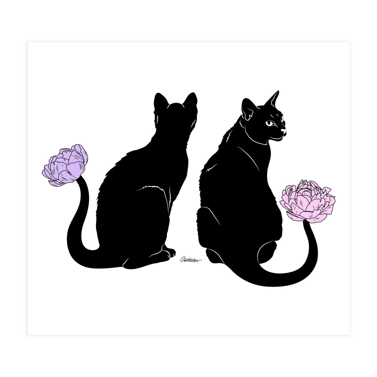 Flower Cats (Print Only)