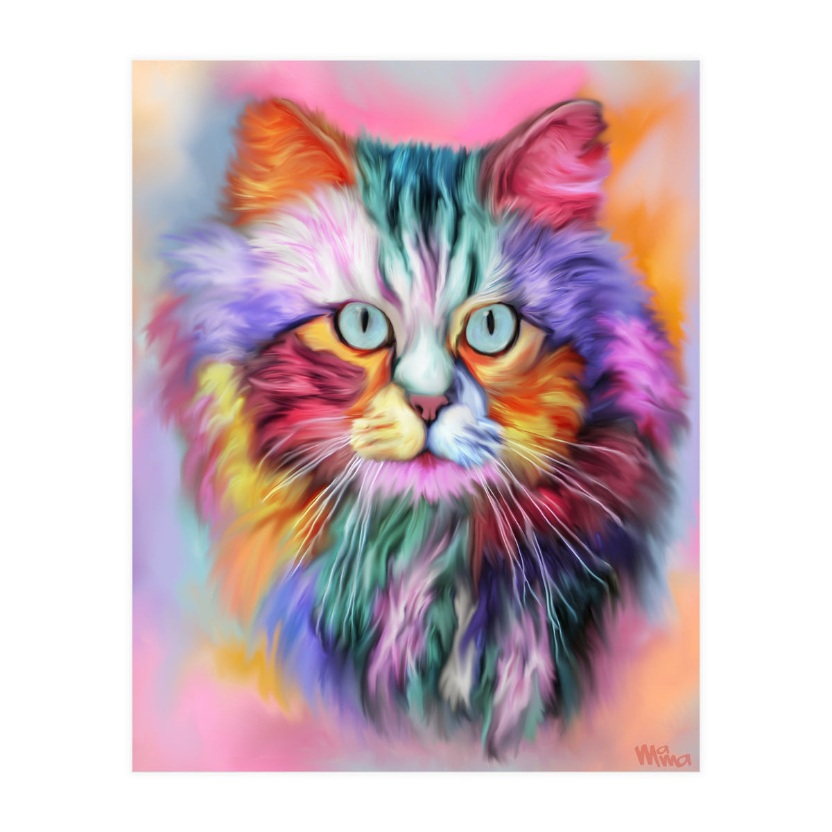 Rainbow Cat (Print Only)