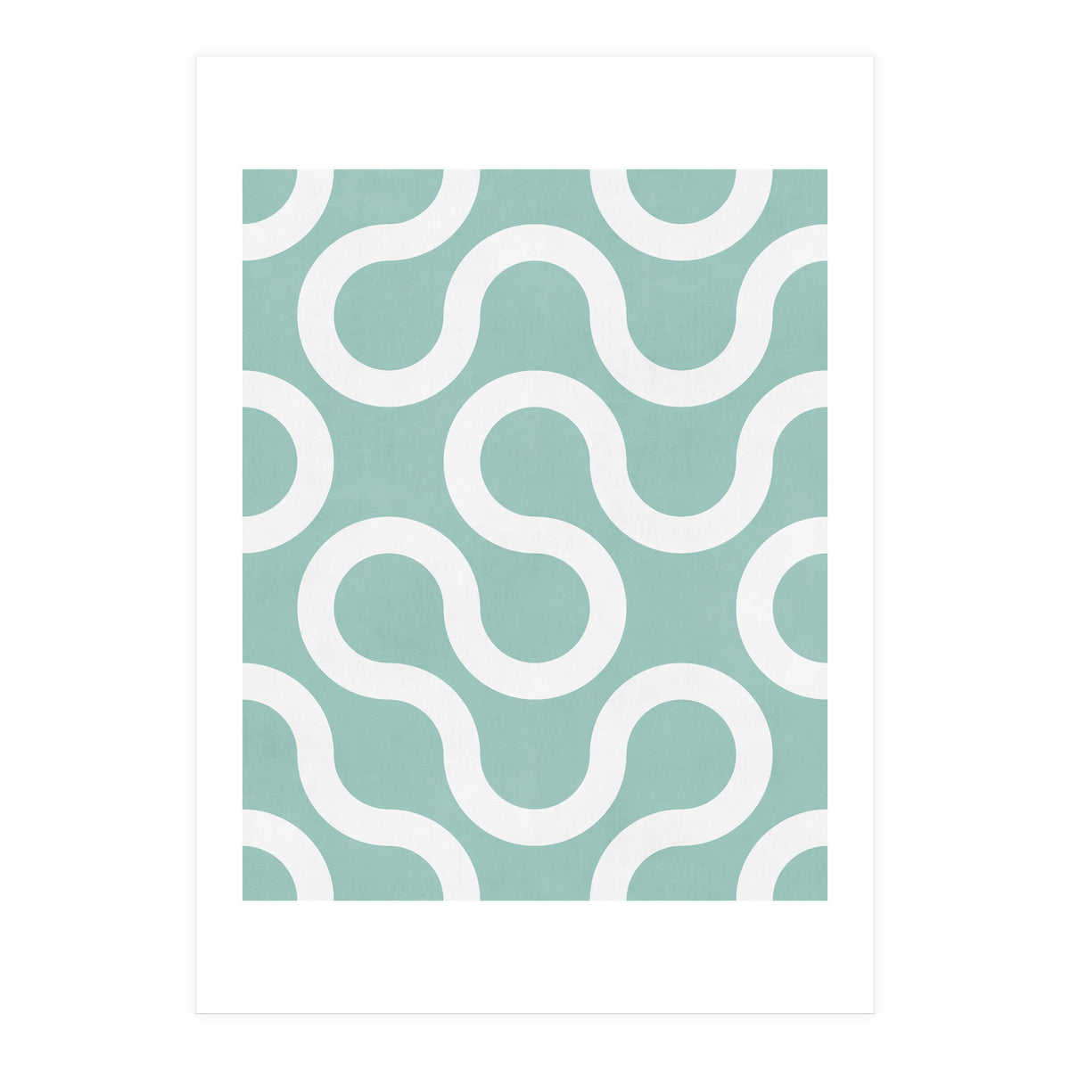 My Favorite Geometric Patterns No.34 - Light Blue (Print Only)