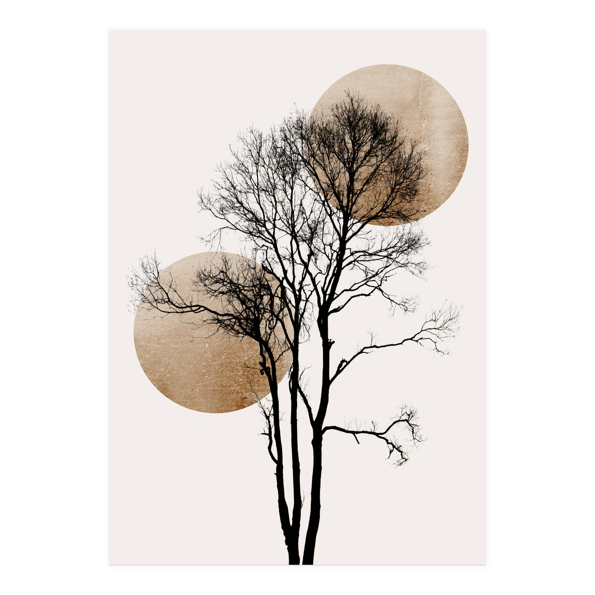 Sun And Moon Hiding Gold (Print Only)