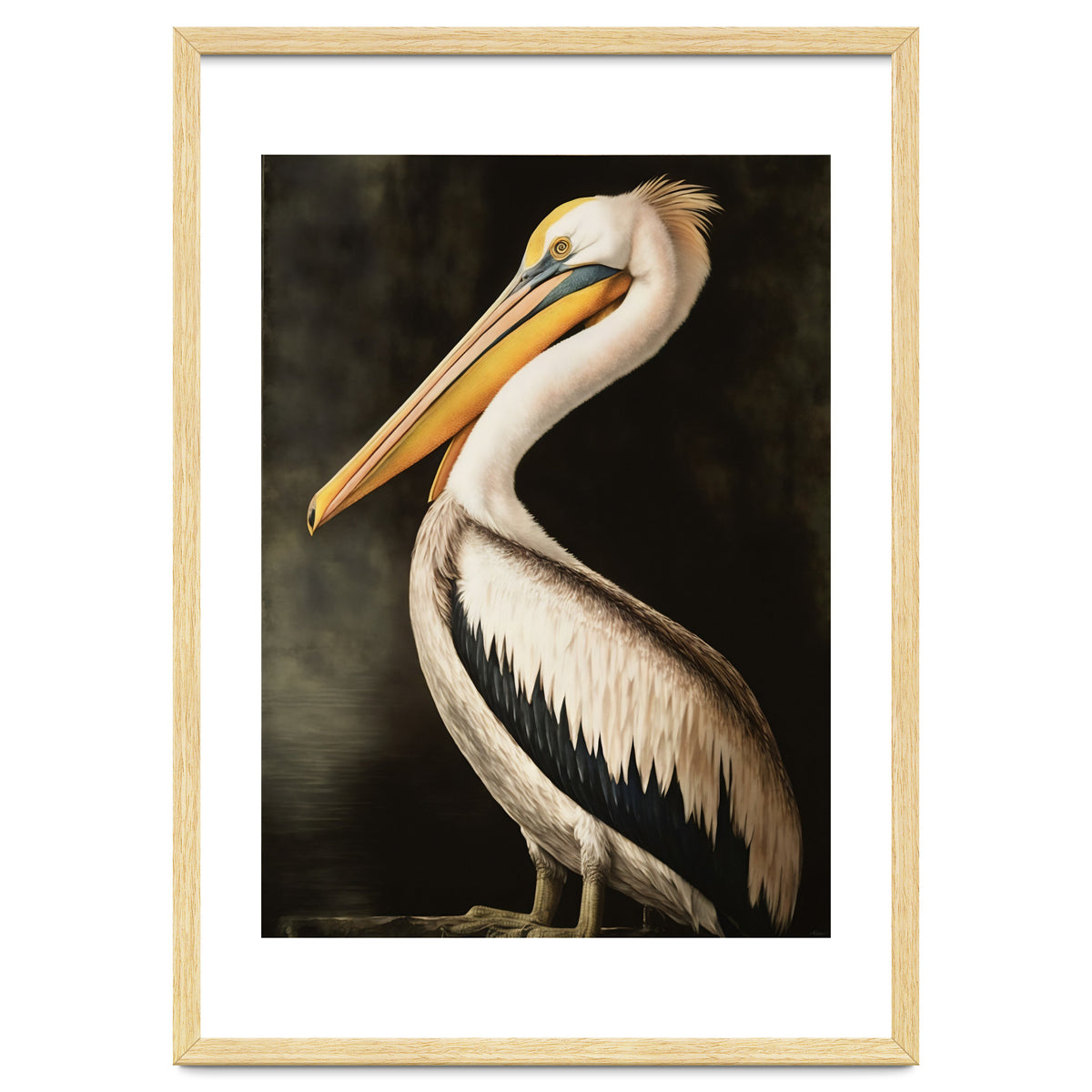 Pelican Oil Painting