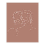 Double woman line-b (Print Only) thumbnail