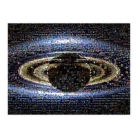 Saturn in collage (Print Only)