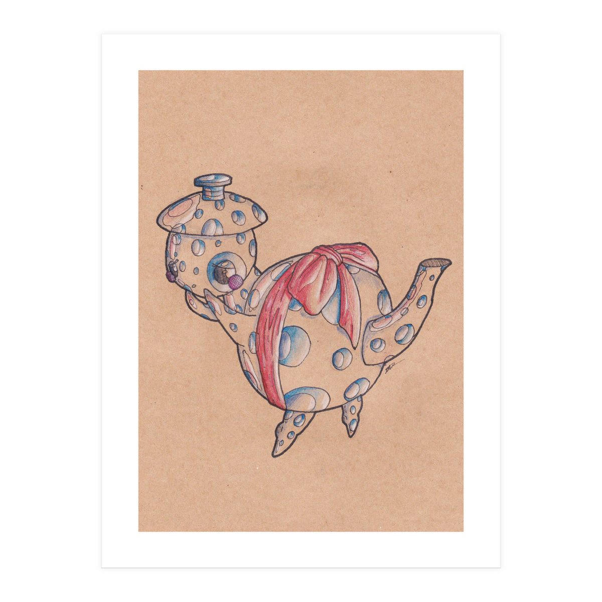 Tea Pot Present (Print Only)