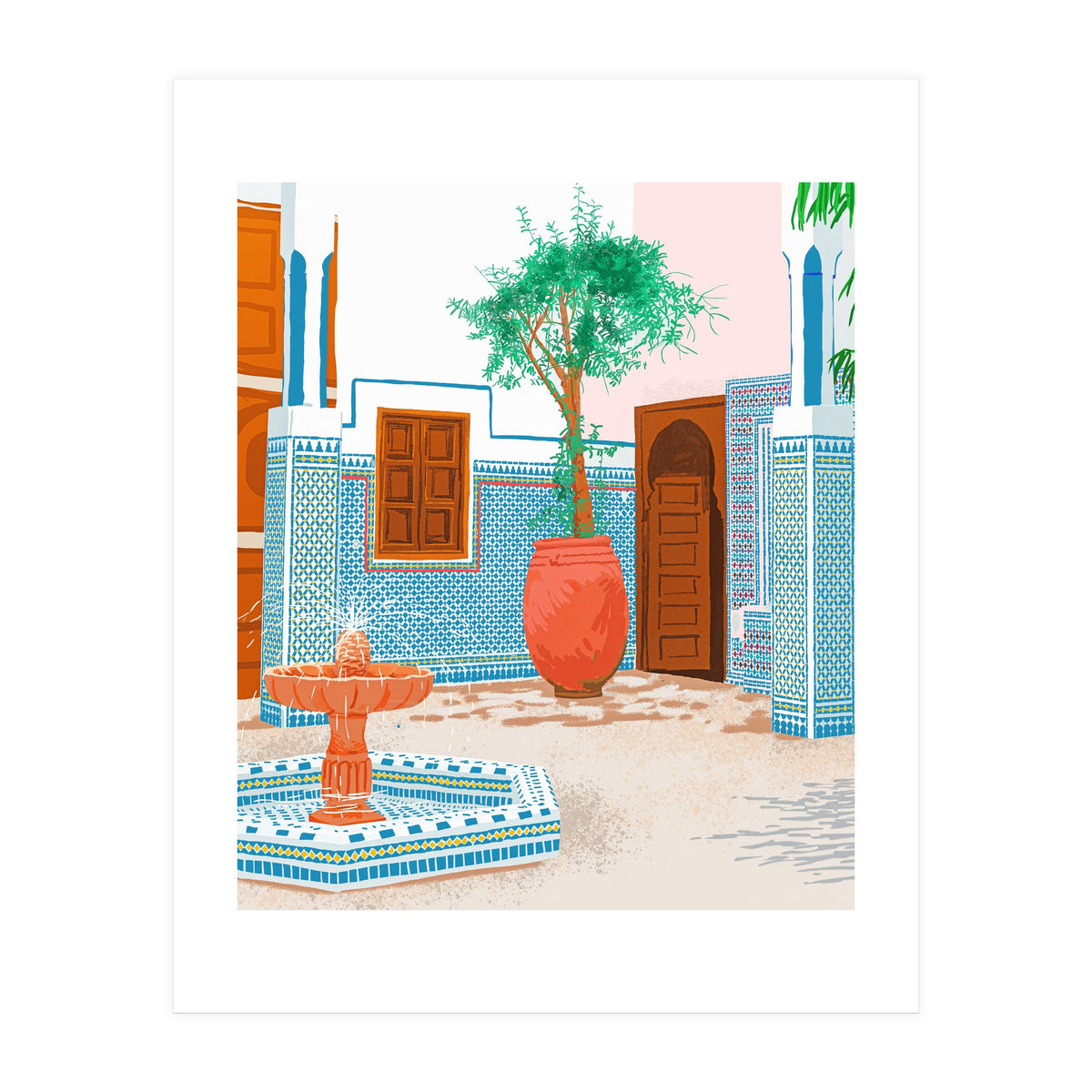Moroccan Villa (Print Only)
