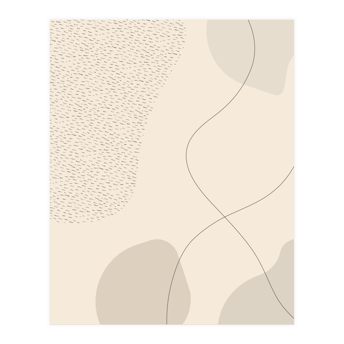 Mid-Century Modern No. 3 | brown   (Print Only)