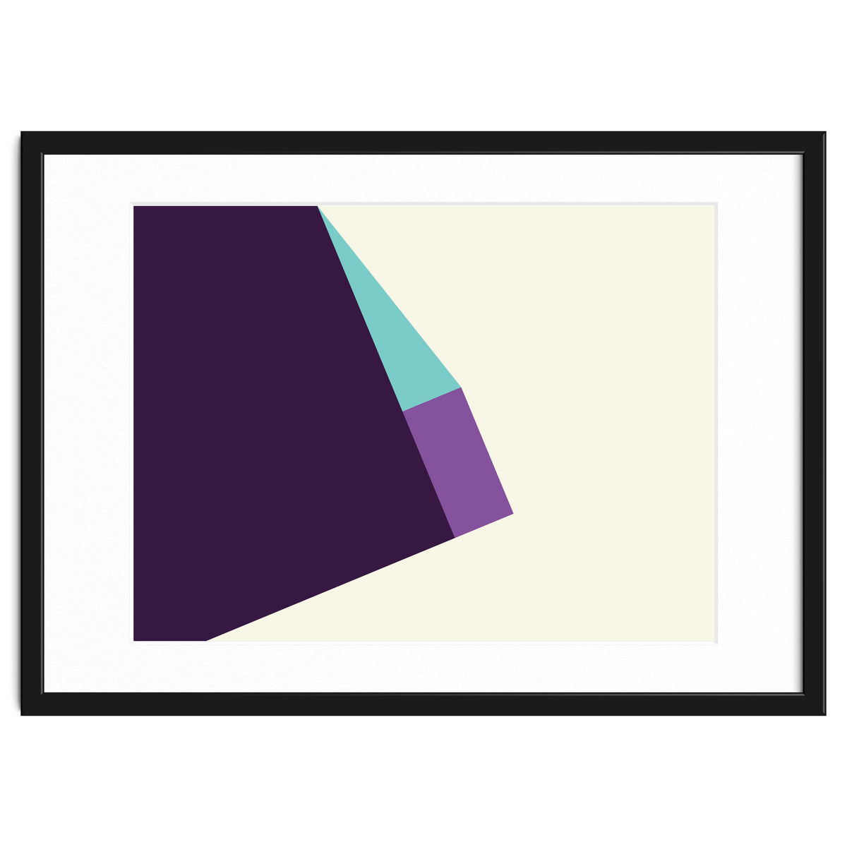 Geometric Shapes No. 42 -  lilac, blue & purple
