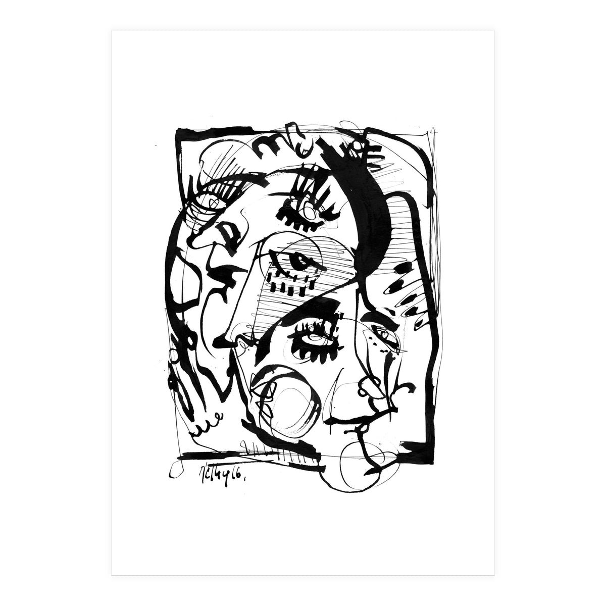 The Pretty People - b&w (Print Only)