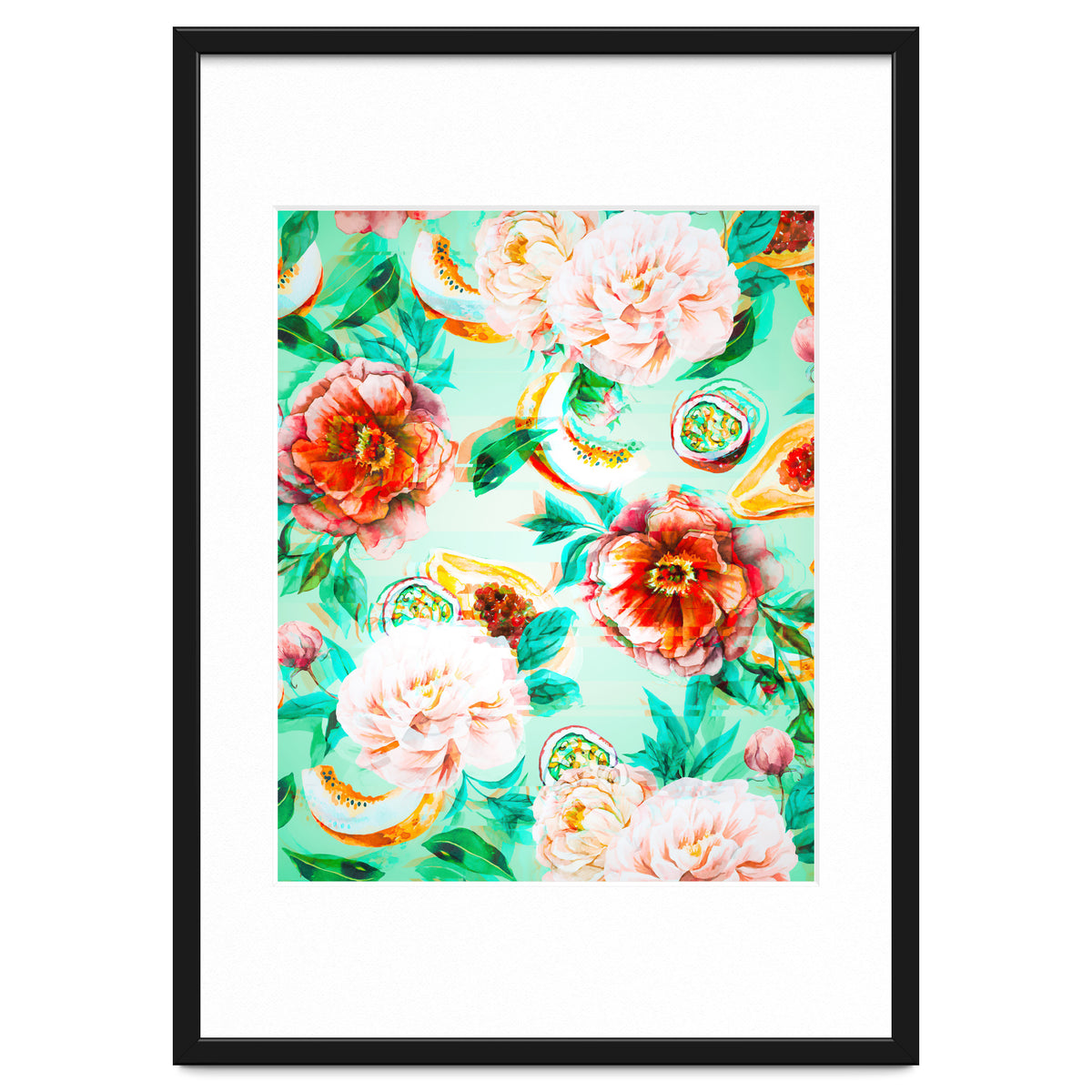 Tropical flowery fruit glitch