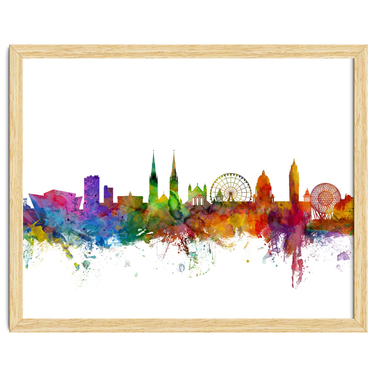 Belfast Northern Ireland Skyline