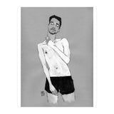 Untitled #42 - Man in black shorts (Print Only) thumbnail