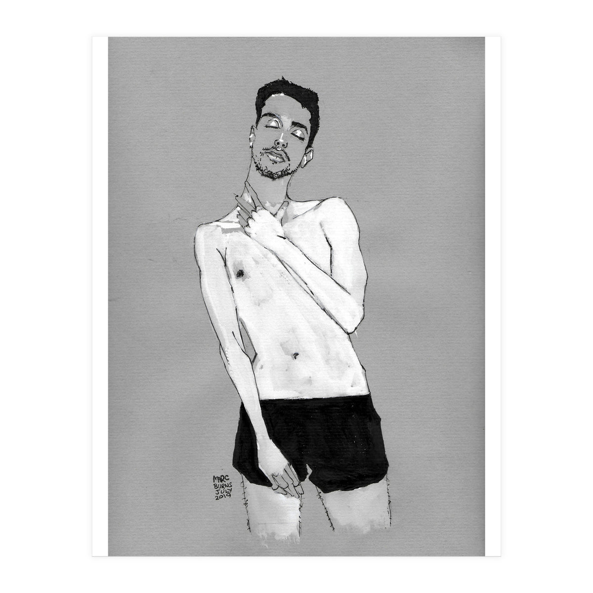 Untitled #42 - Man in black shorts (Print Only)