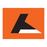 Geometric Shapes No. 79 - orange & black (Print Only) thumbnail