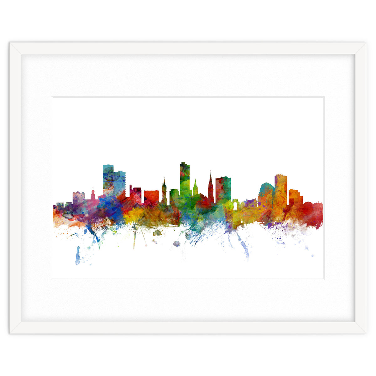 Leicester England Skyline