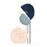Abstract Study Blush and Navy Blue (Print Only) thumbnail