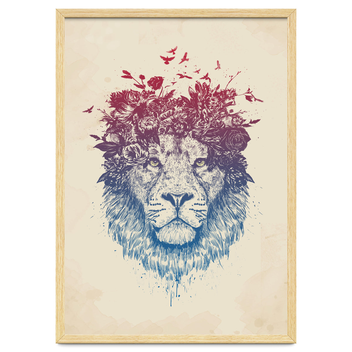 Floral Lion III