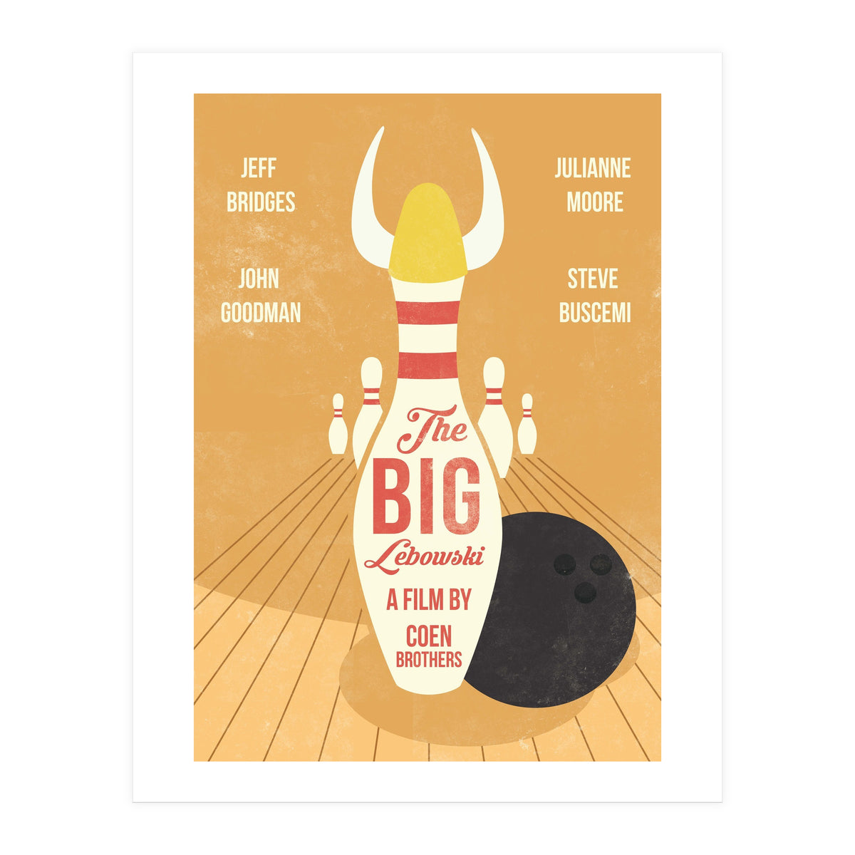 Big Lebowski movie poster (Print Only)