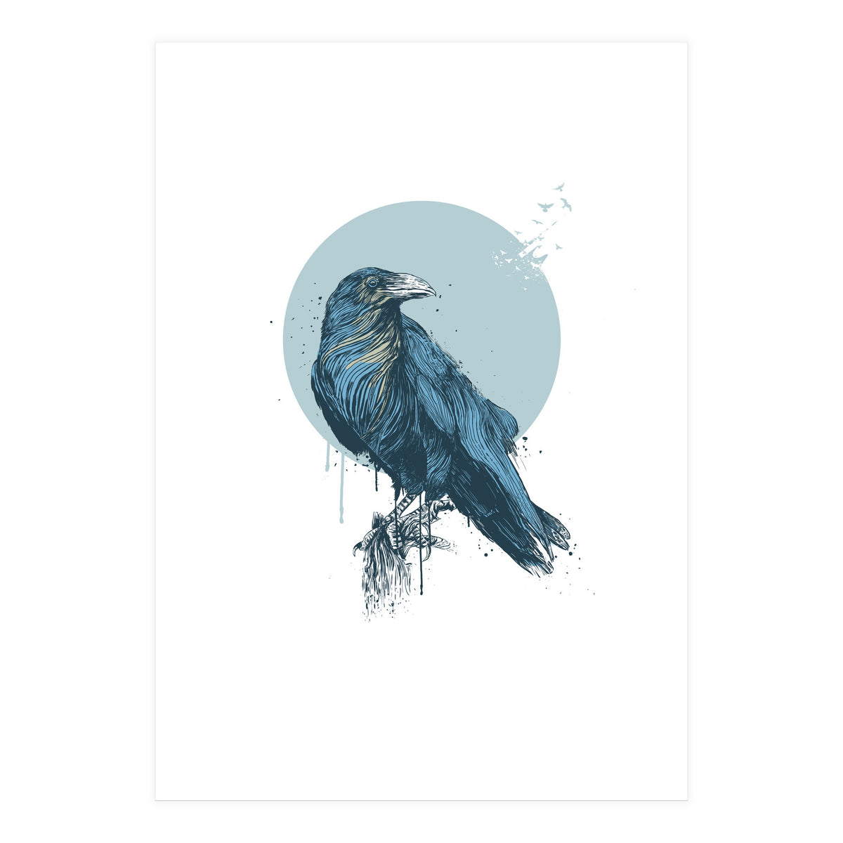 Blue Crow (Print Only)