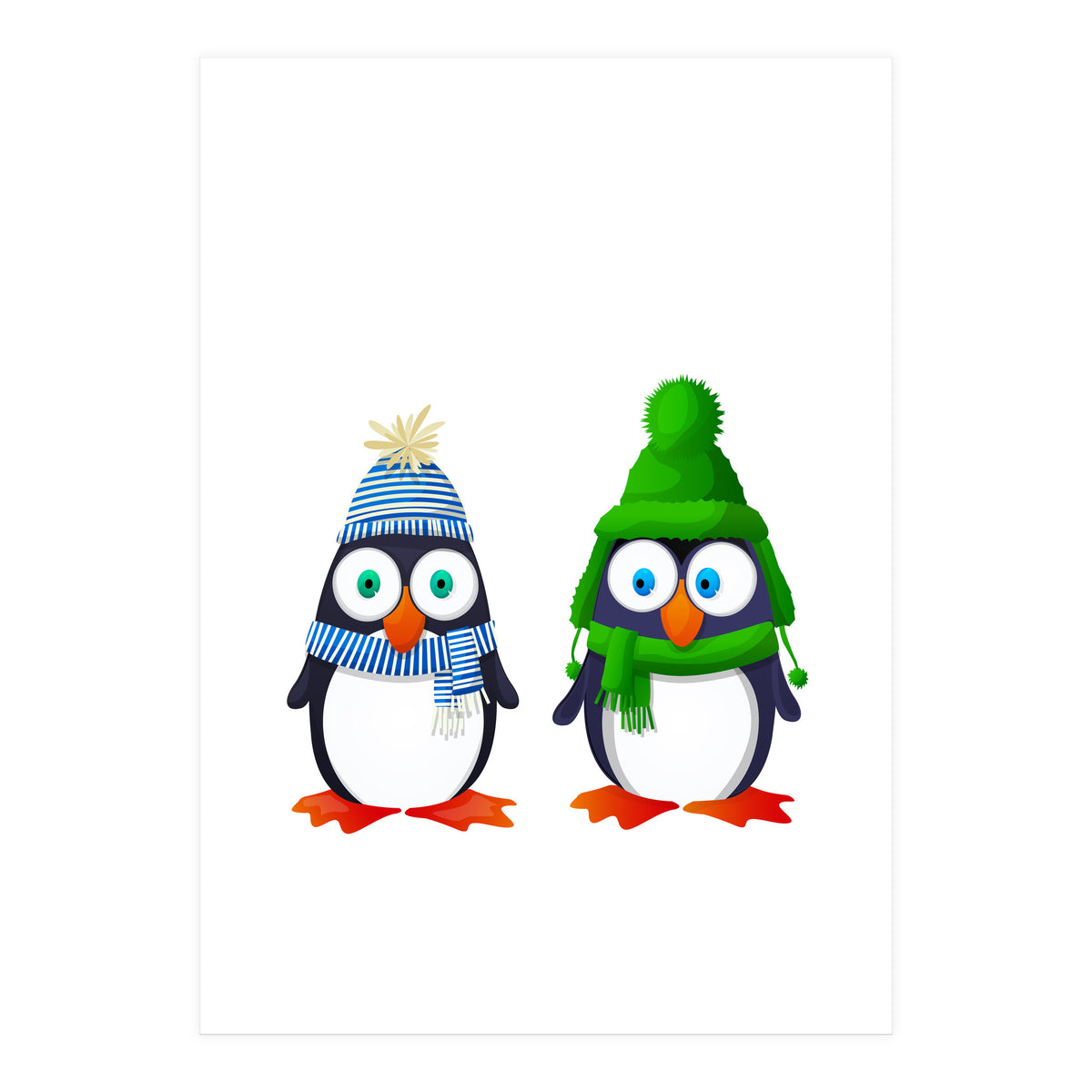 Winter Penguins (Print Only)