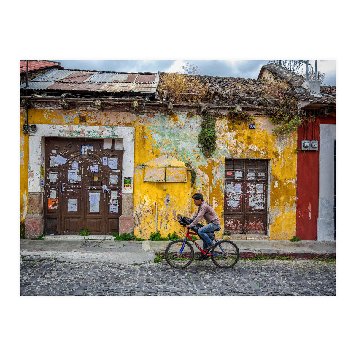 Antigua by bicycle (Print Only)
