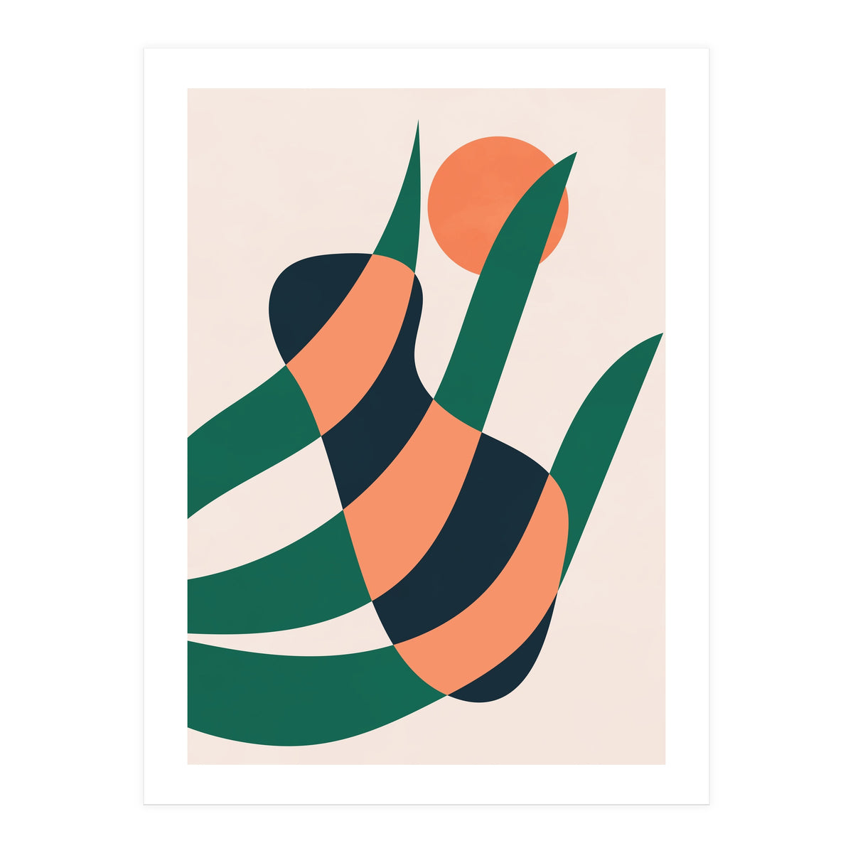 Botanical Plant Geometric Art (Print Only)