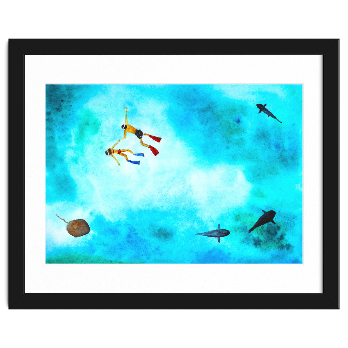 One summer day || watercolor