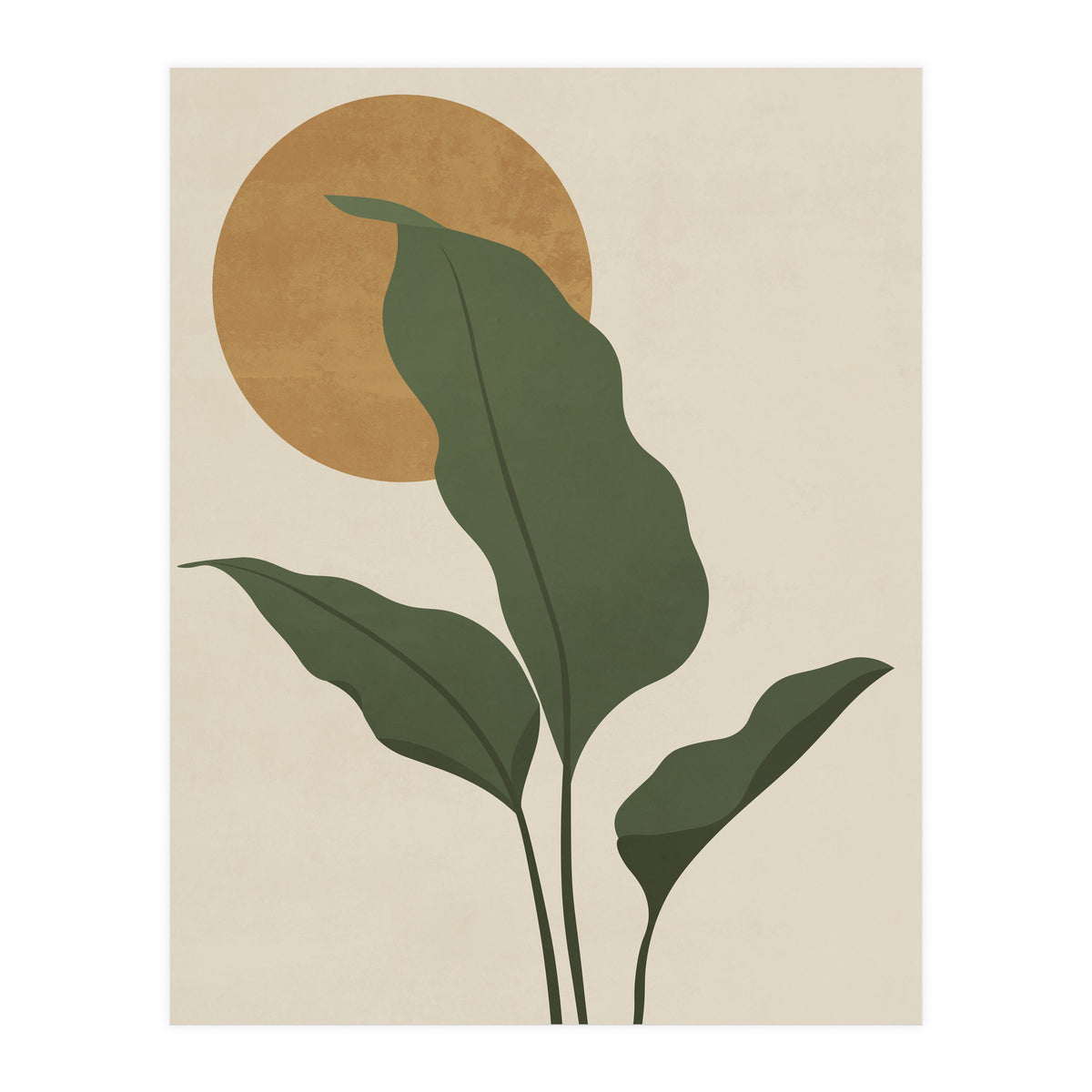 LEAVES AND SUN - 01B (Print Only)