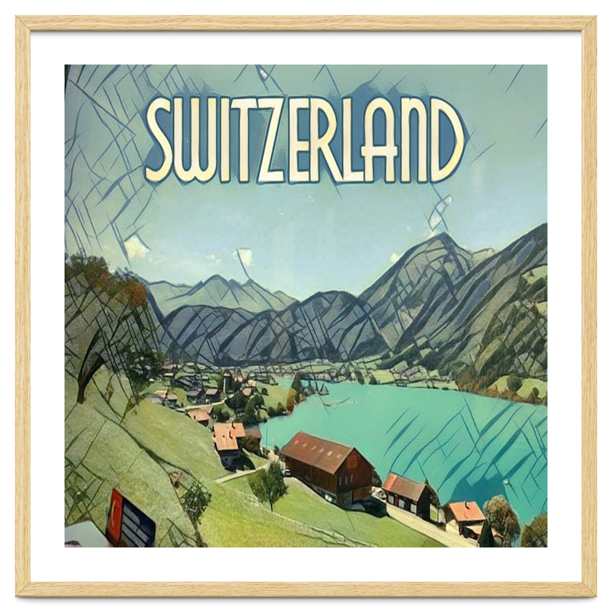 Lake Lungern, Switzerland.