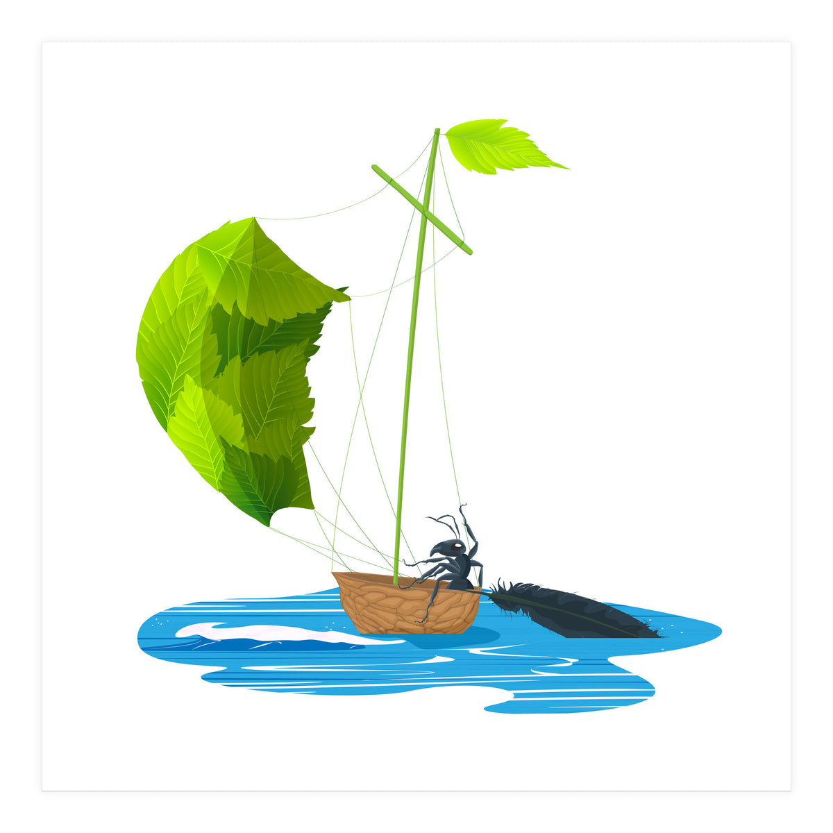 Walnut Ride (Print Only)