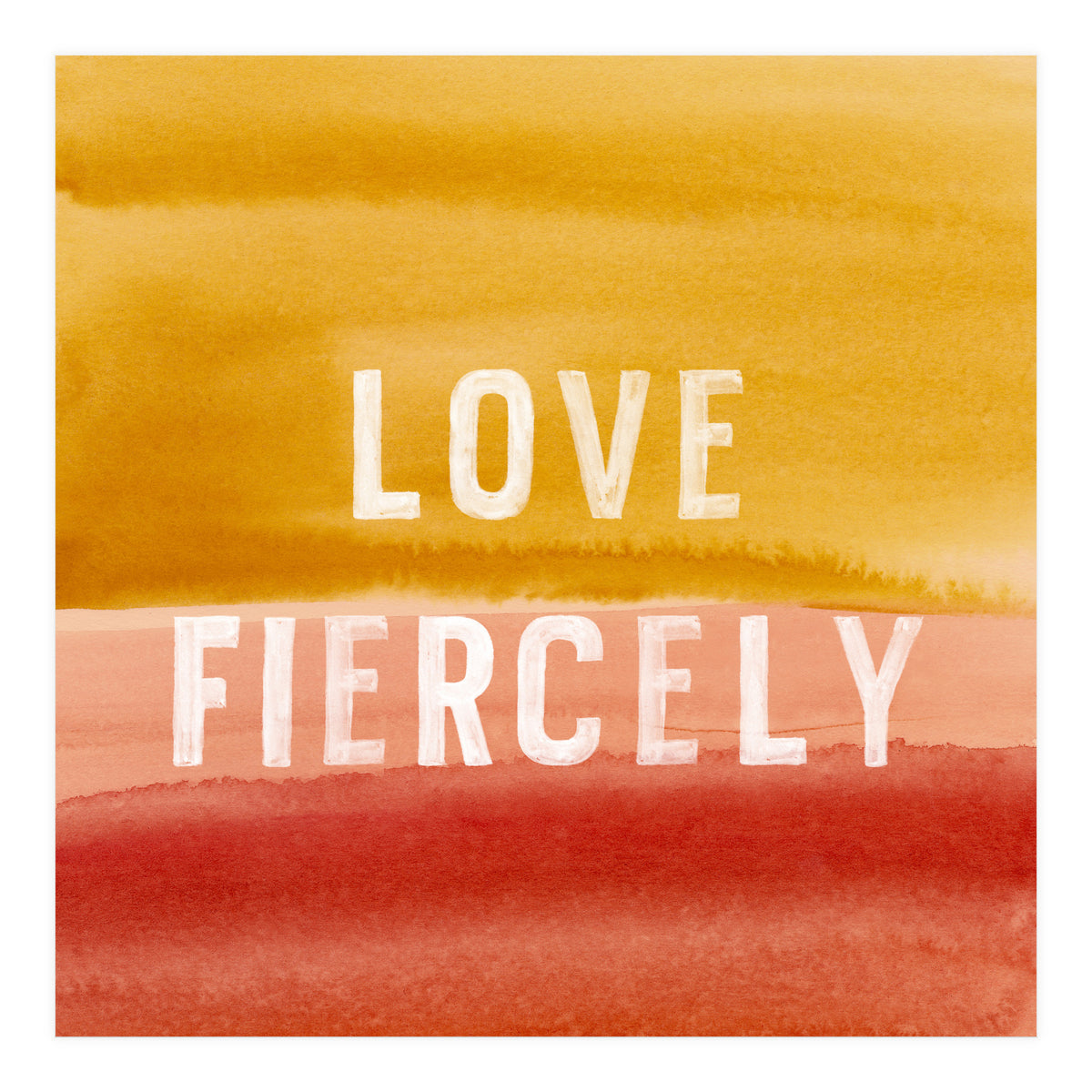 Fiercely (Print Only)