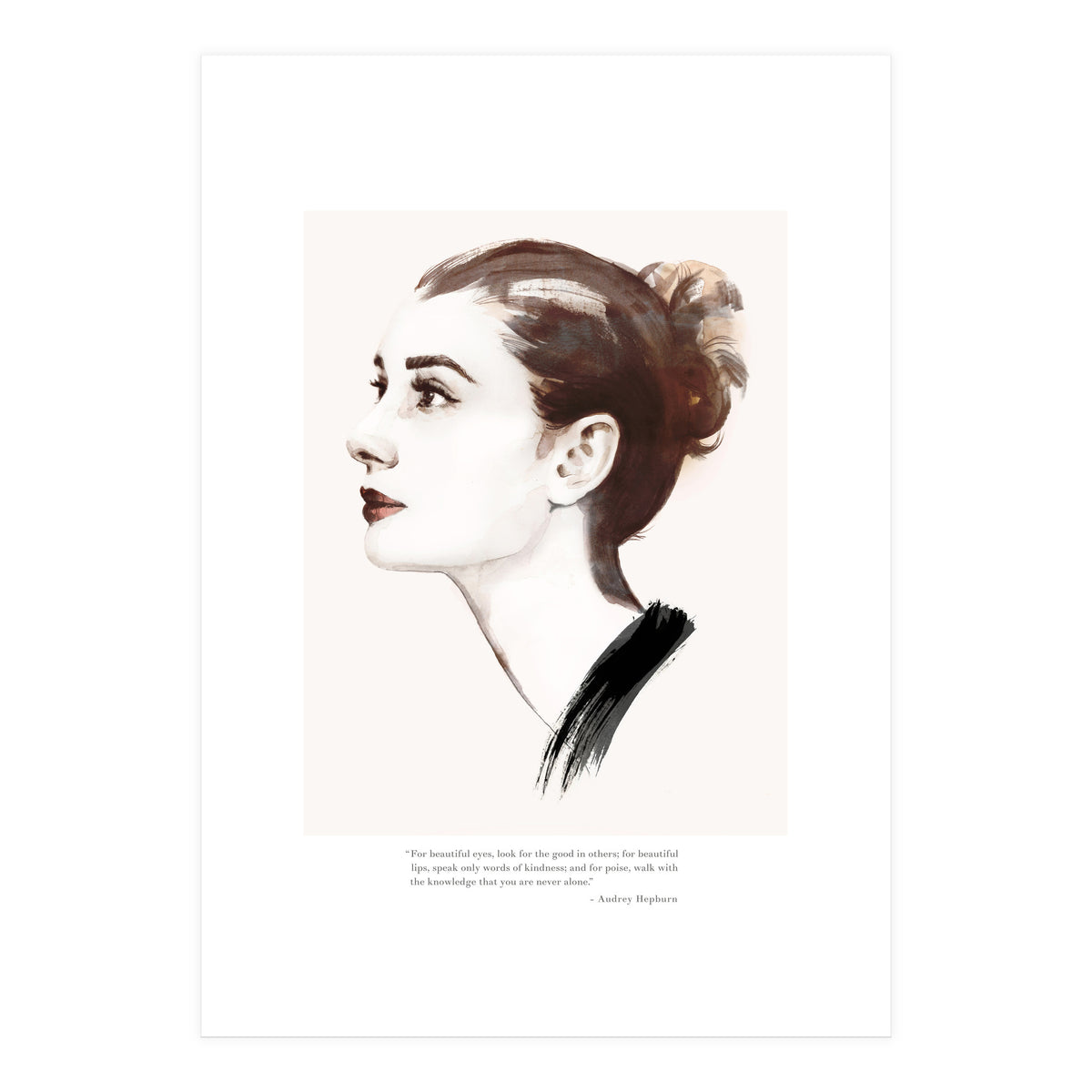 Audrey Hepburn, Quote (Print Only)