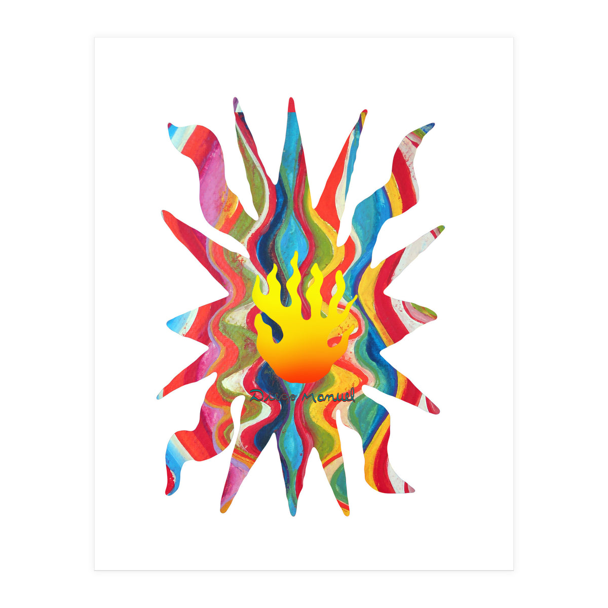 Fuego 30 Copia (Print Only)