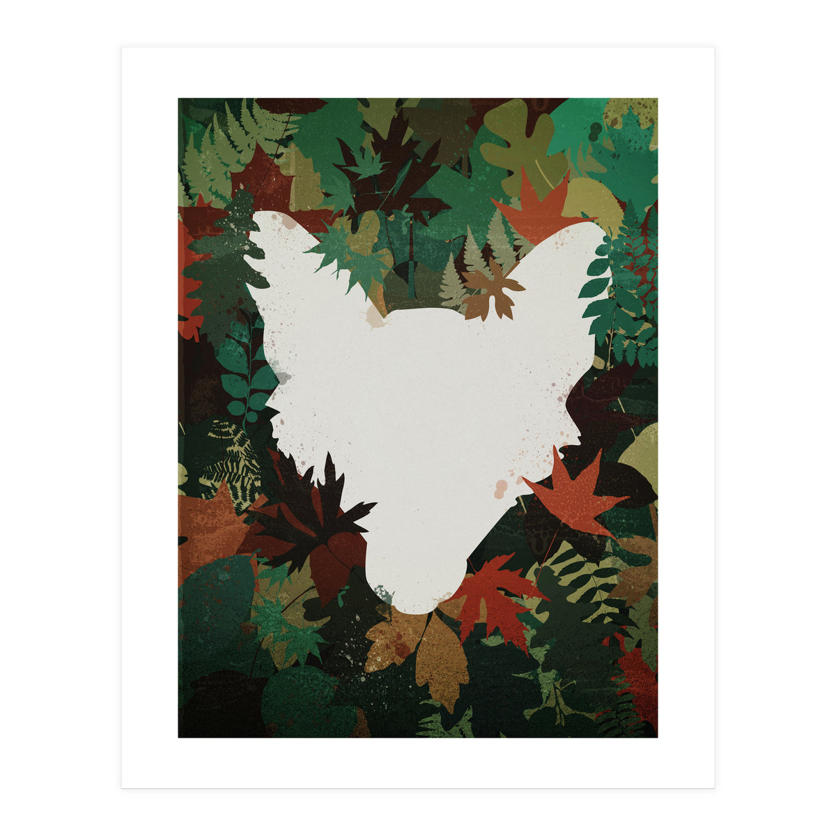 Hidden fox (Print Only)