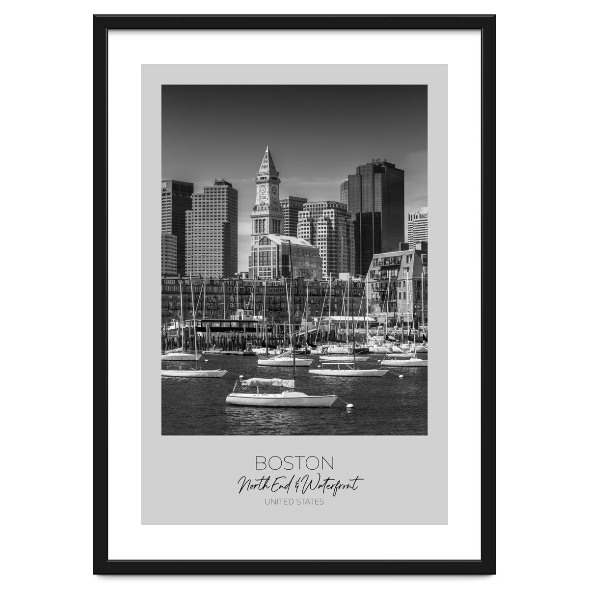 In focus: BOSTON Skyline North End & Waterfront