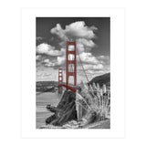 SAN FRANCISCO Golden Gate Bridge | colorkey  (Print Only) thumbnail