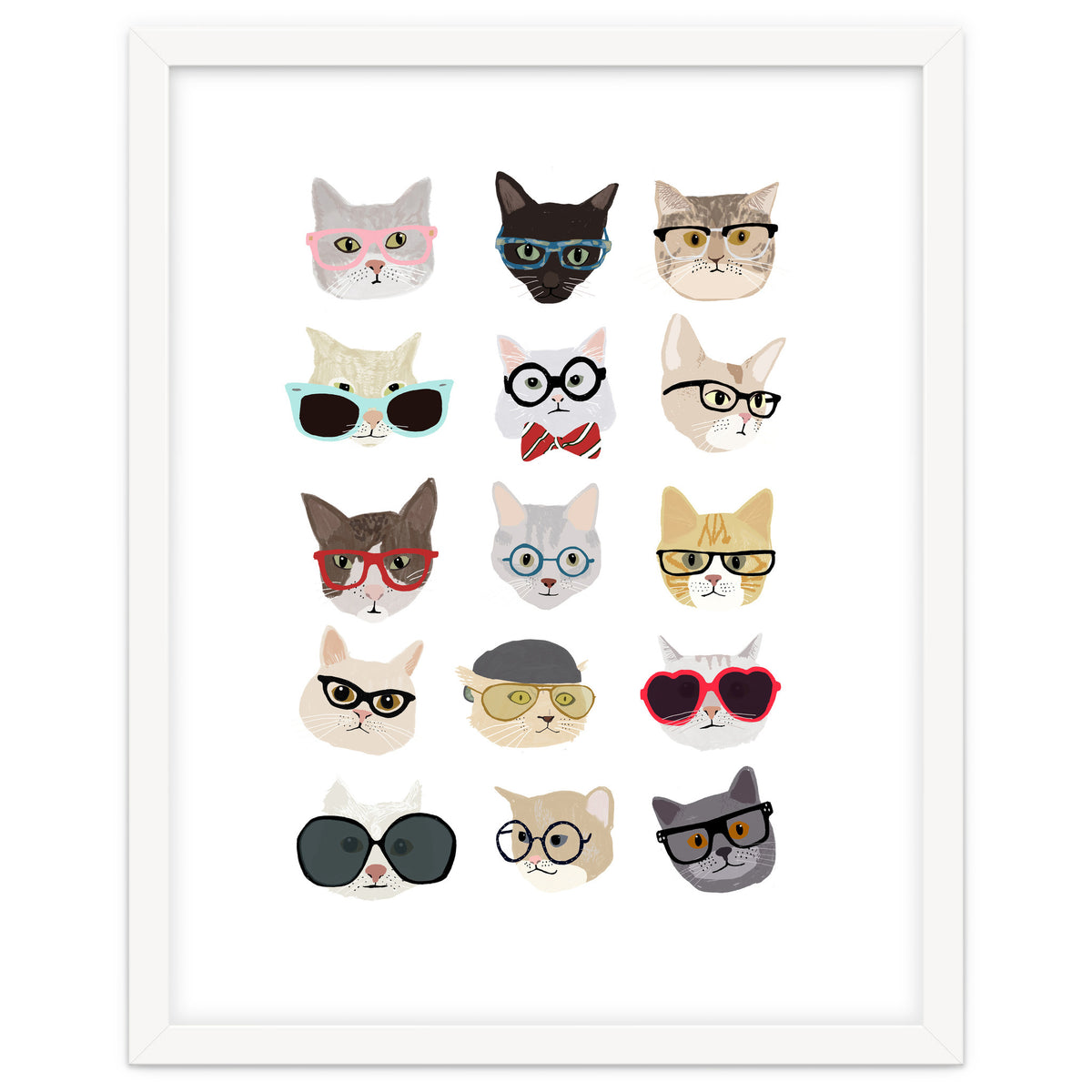 Cats in Glasses