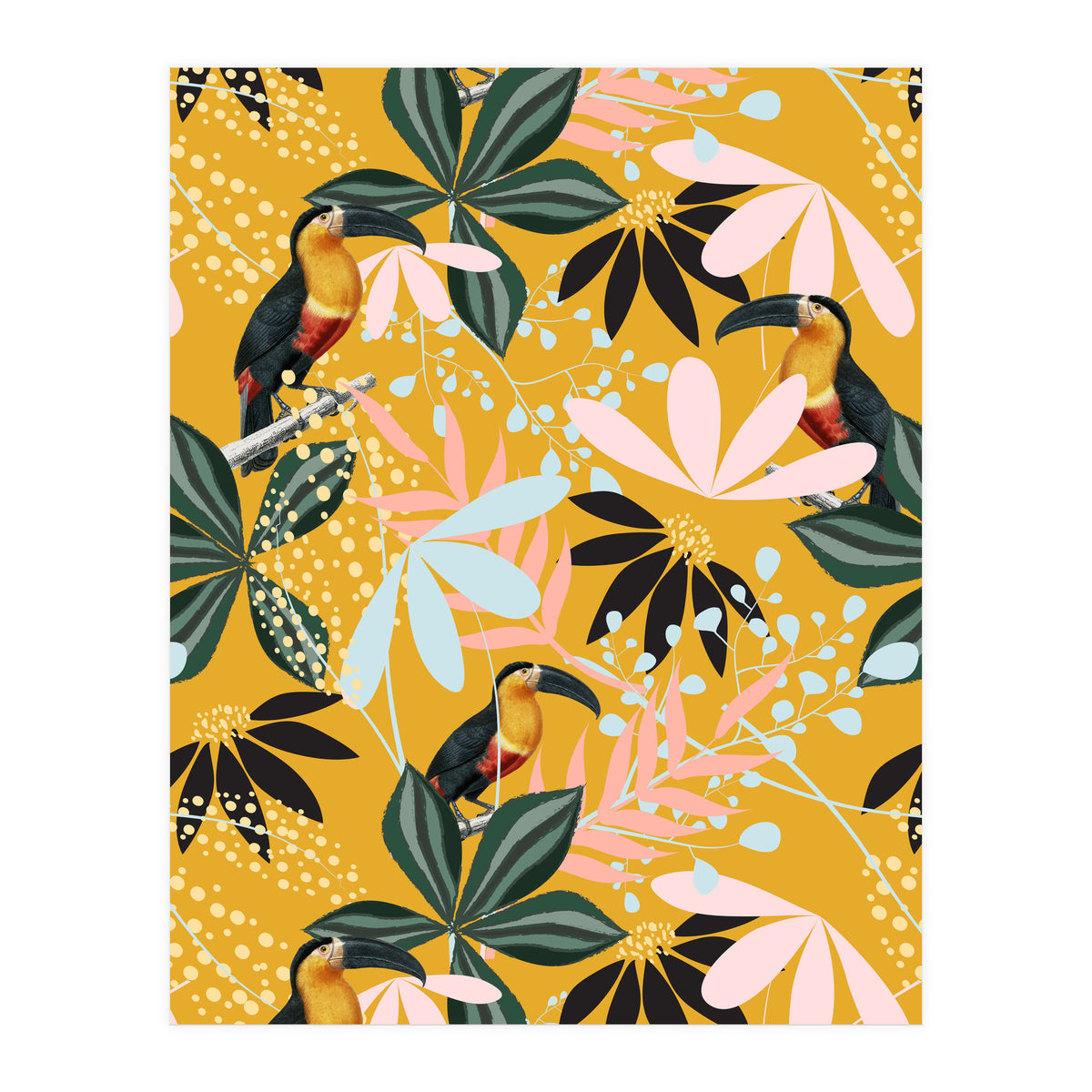 Tropical Toucan Garden (Print Only)