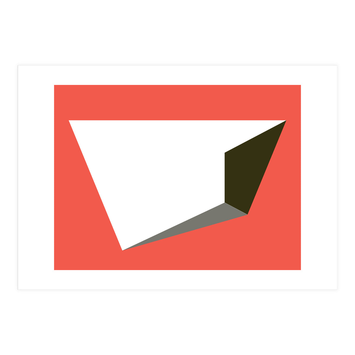 Geometric Shapes No. 81 - pink, grey, black & white (Print Only)