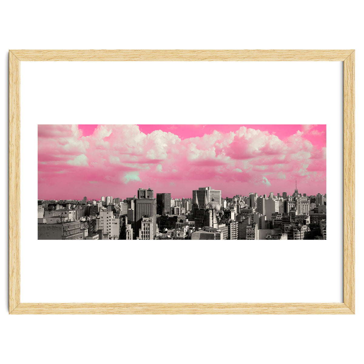Pink Sky in São Paulo - Skyline