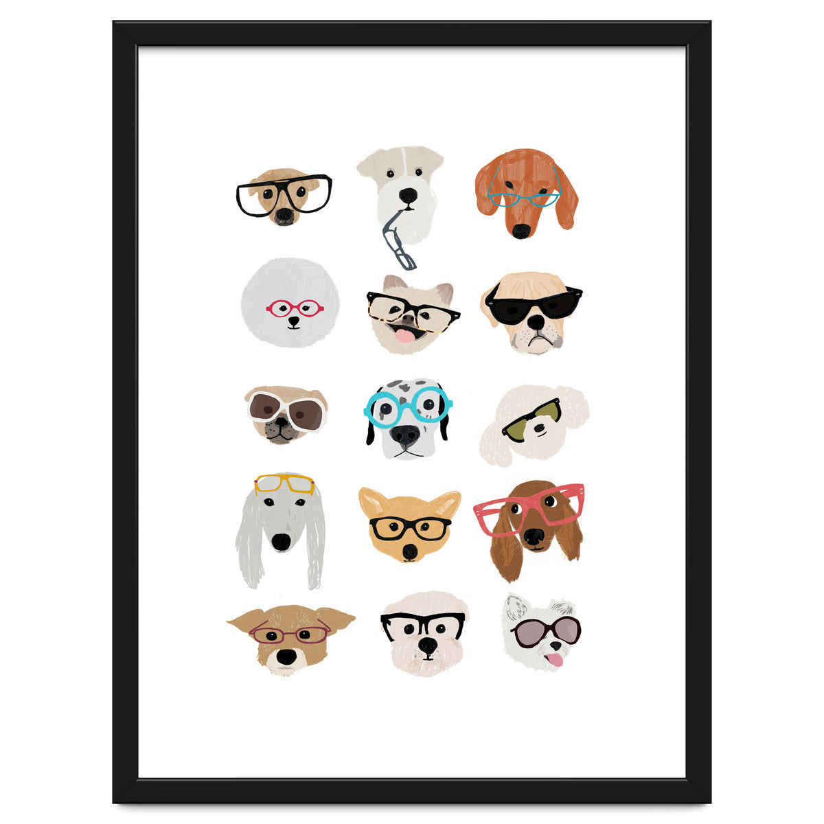 Dogs in Glasses