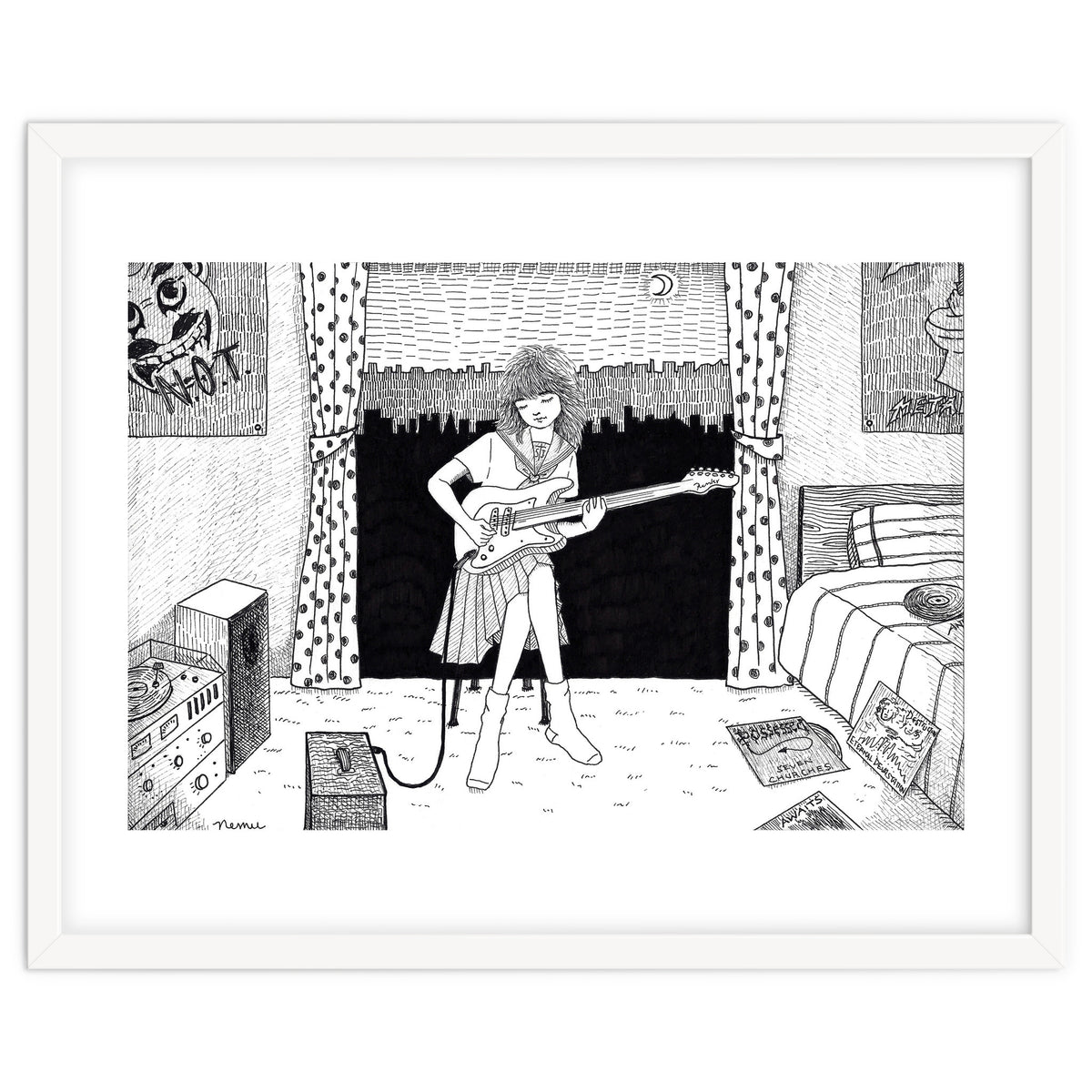 Teenager's Room In The 80's