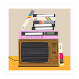Vhs Nostalgia Square (Print Only) thumbnail
