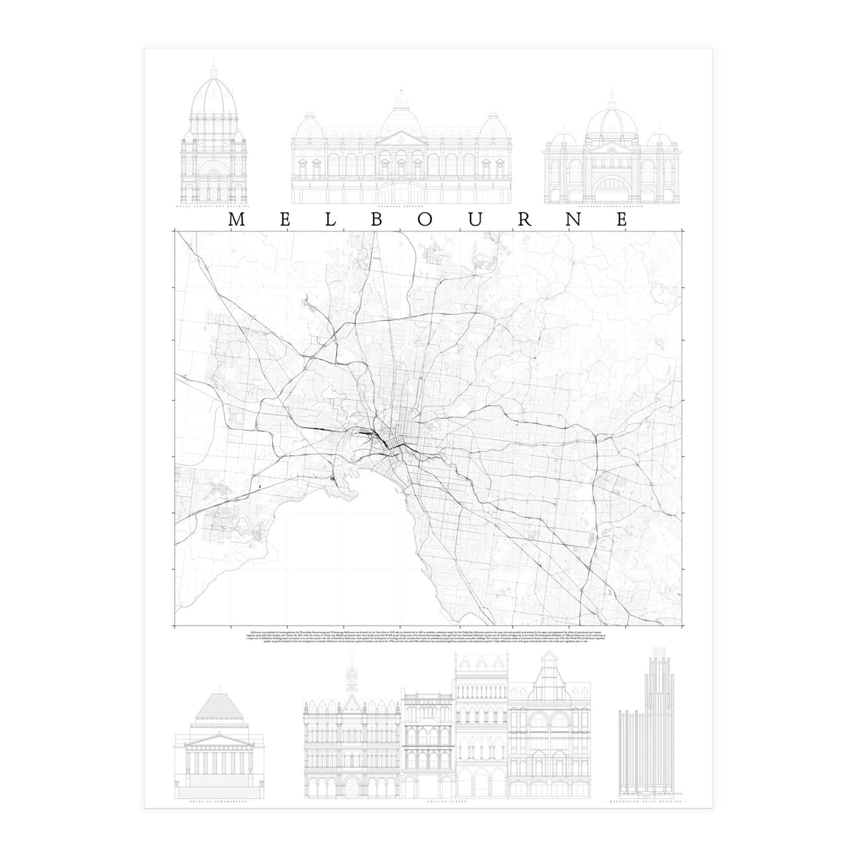 Melbourne (Print Only)