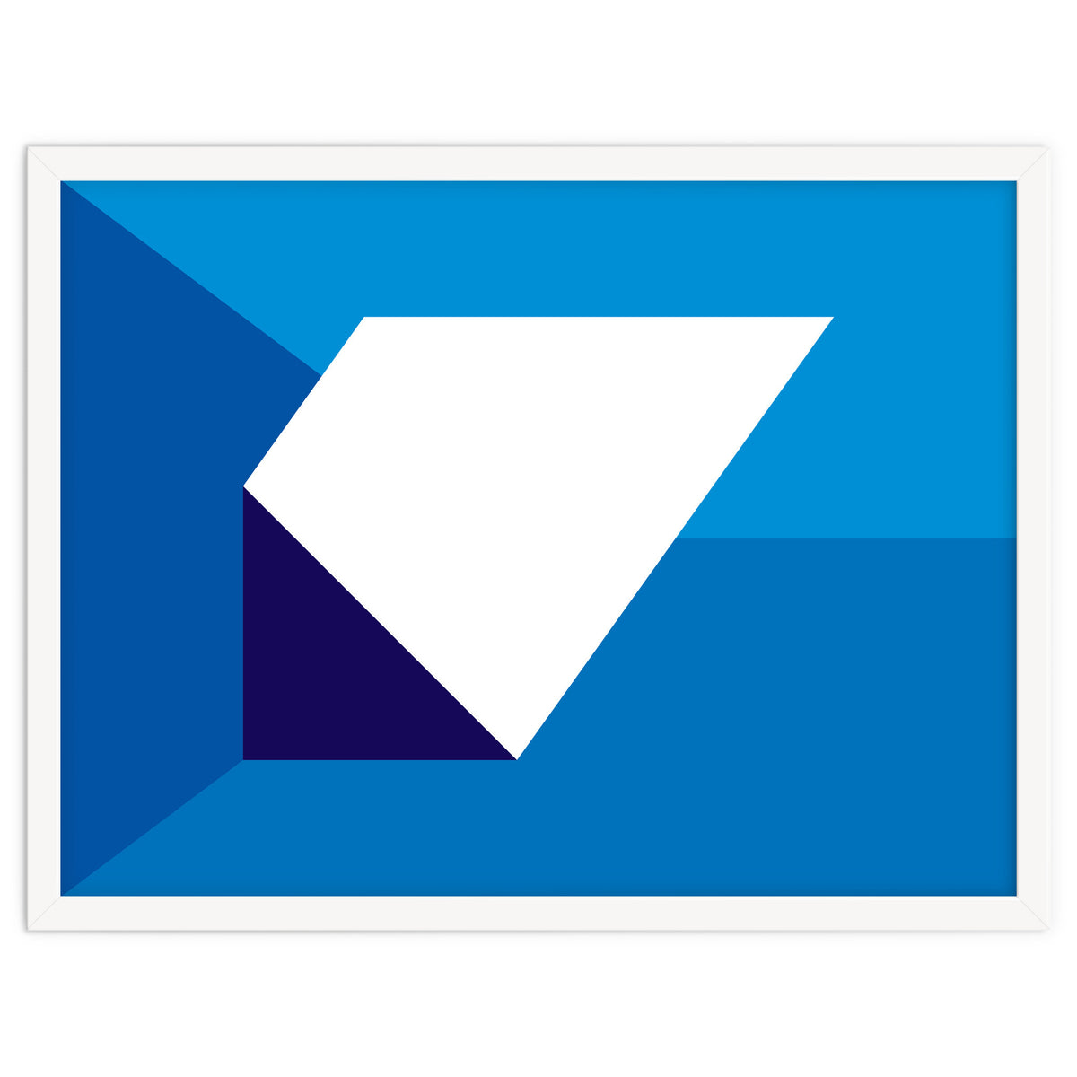 Geometric Shapes No. 32 -  blues