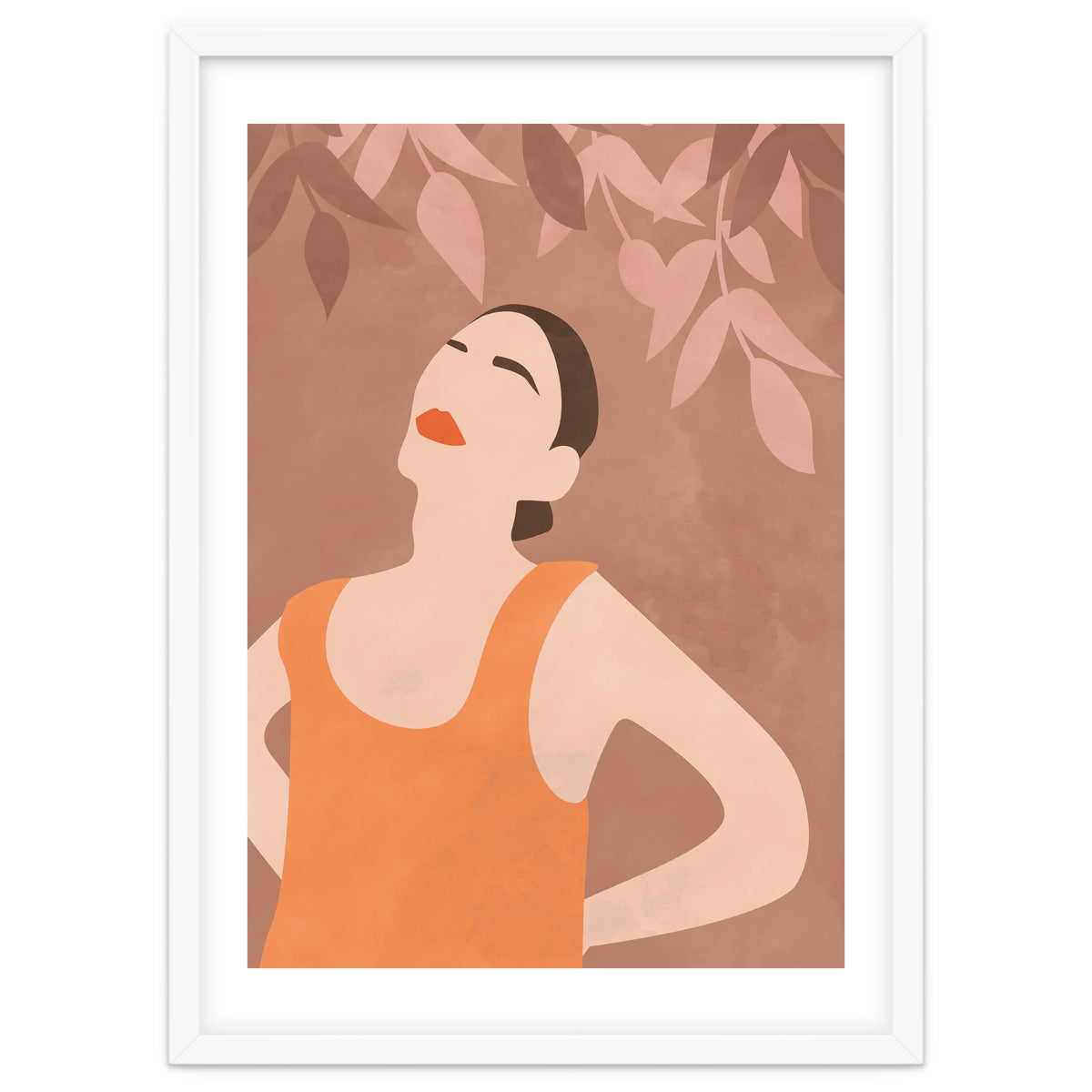 Mid Century Modern Boho Woman