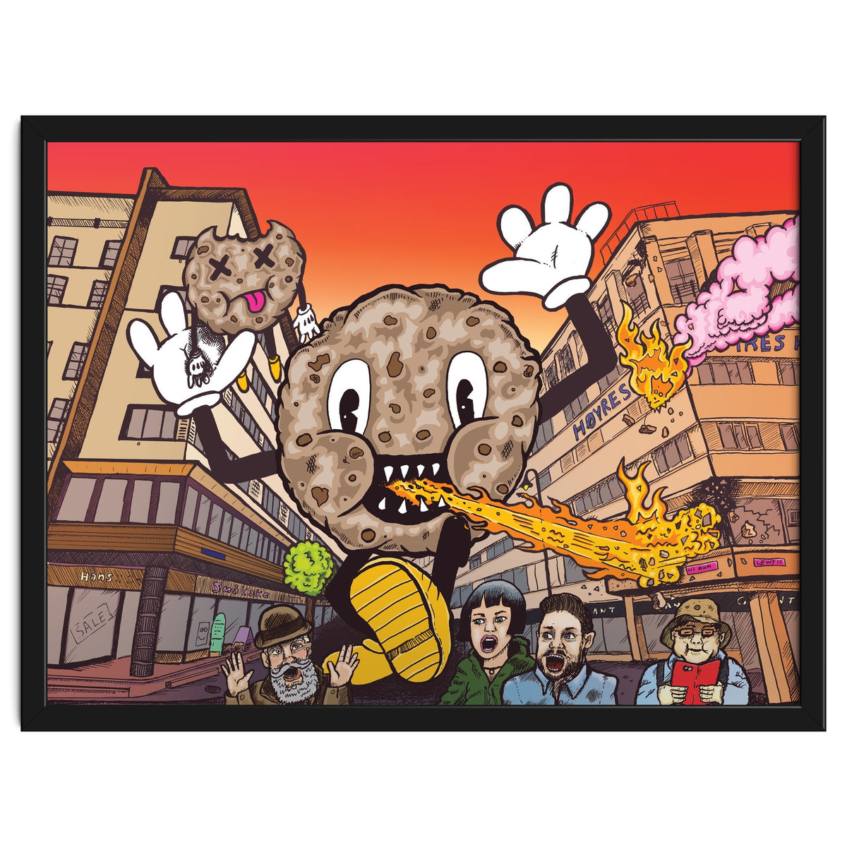 Cookie Monster 12.3% ABV Bourbon Barrel Aged Coconut Chocolate Chip Stout - Amundsen Brewery