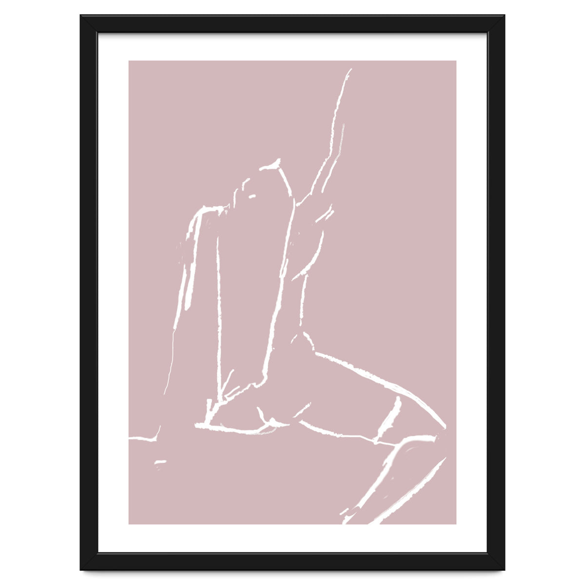 Seated Woman Pink