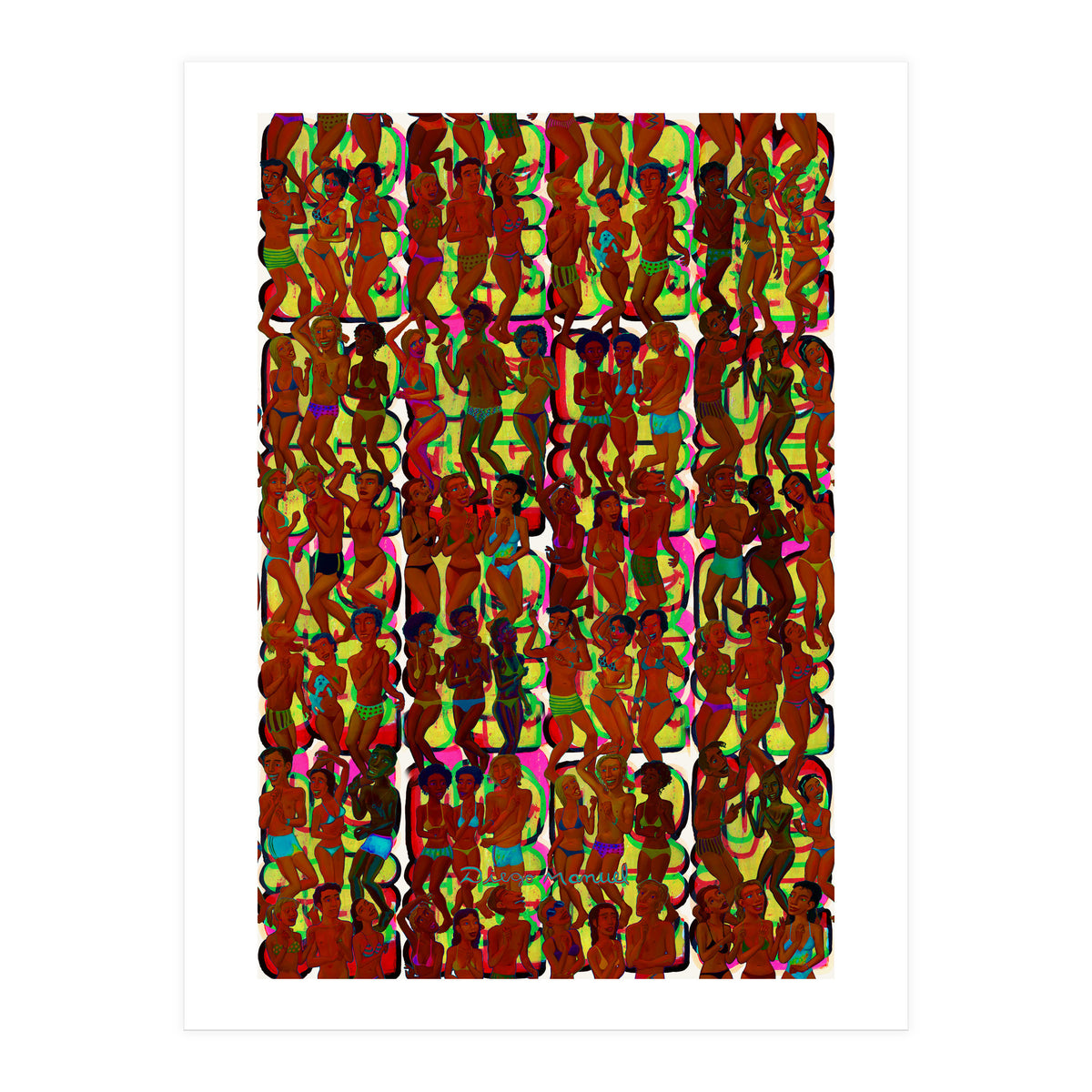 Fiesta En La Playa 8 (Print Only)