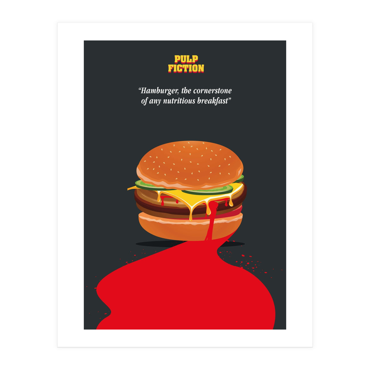 Jules Pulp Fiction movie poster (Print Only)