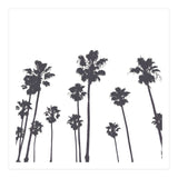 Palms & Sunset-Minimal B&W (Print Only) thumbnail